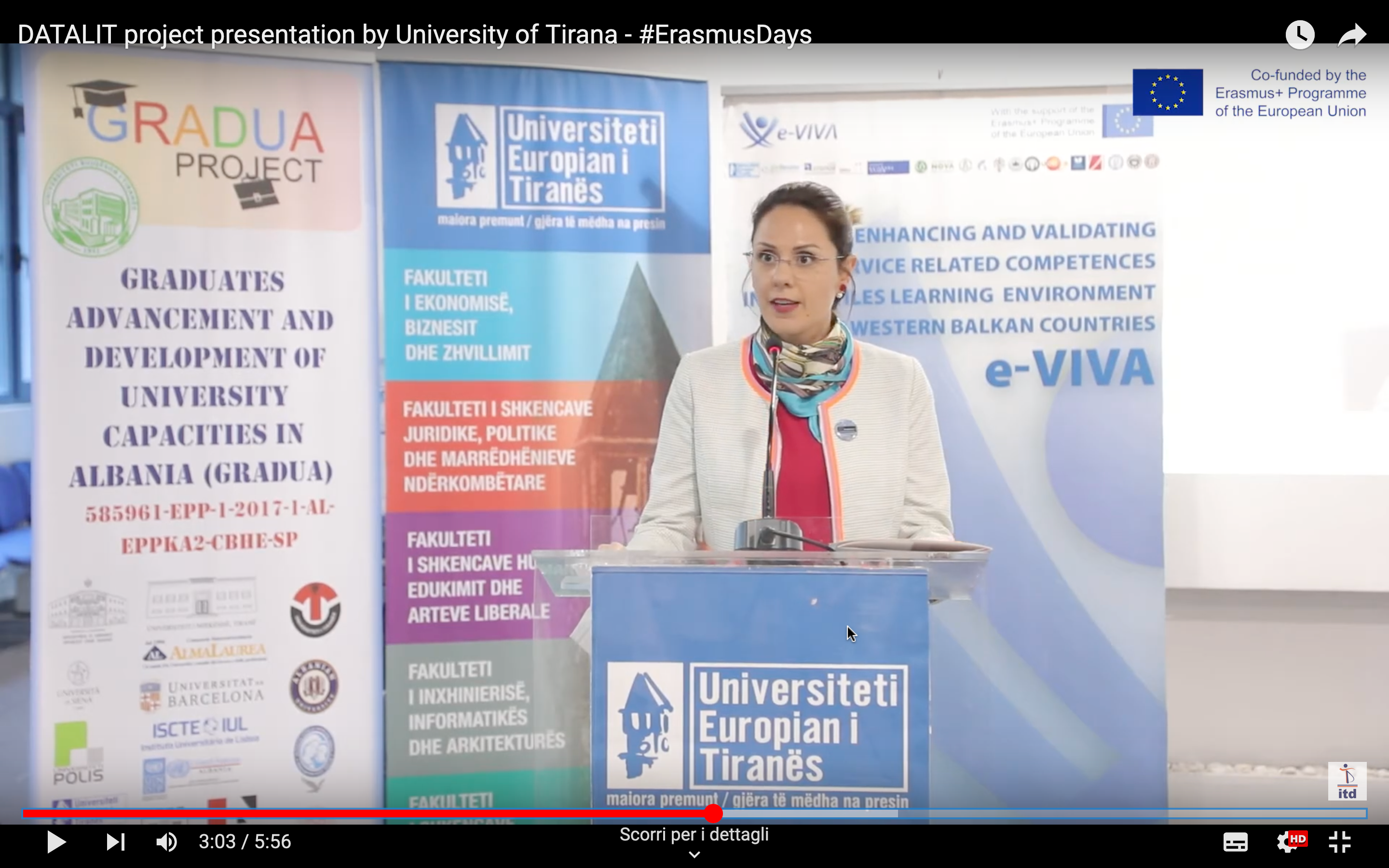 DATALIT project presentation by University of Tirana